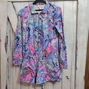 Lilly Pulitzer skipper romper - Fantasy Garden - S